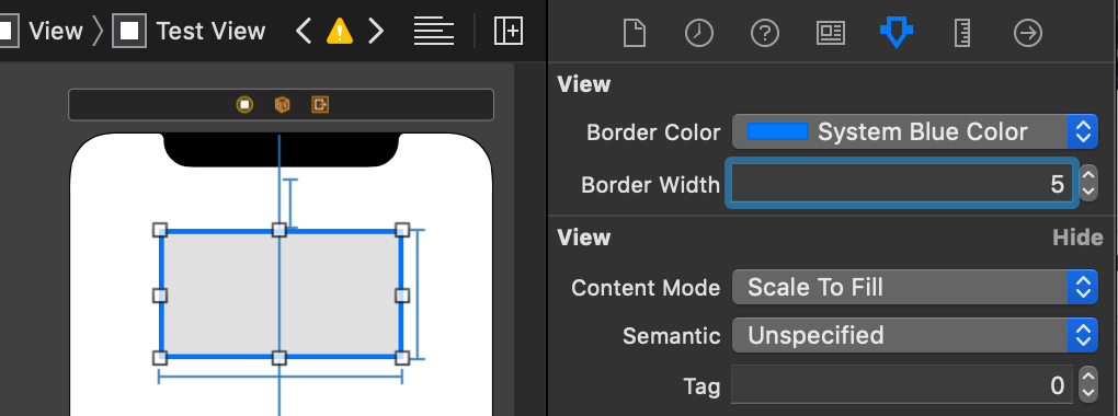 Setting A UIView Border In A Storyboard Attribute Inspector