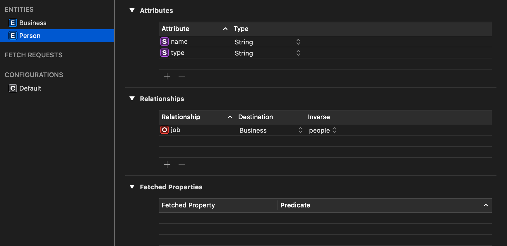 Core Data Fetched Property Example In Swift