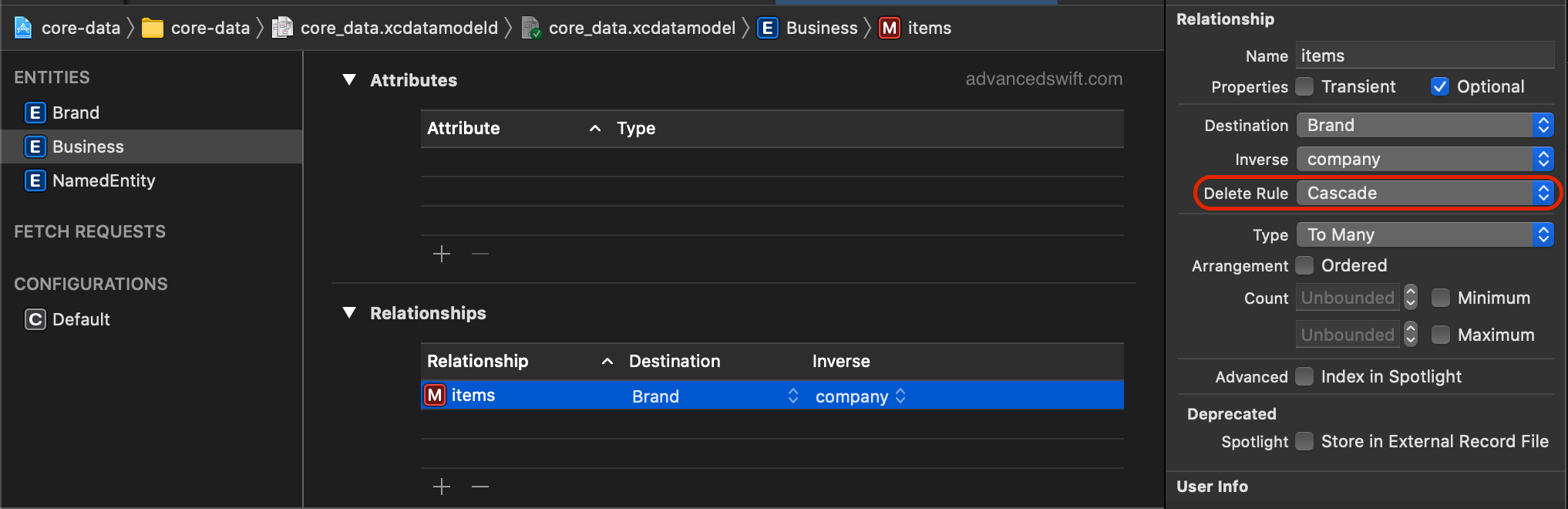 Batch Delete And Delete Everything In Core Data