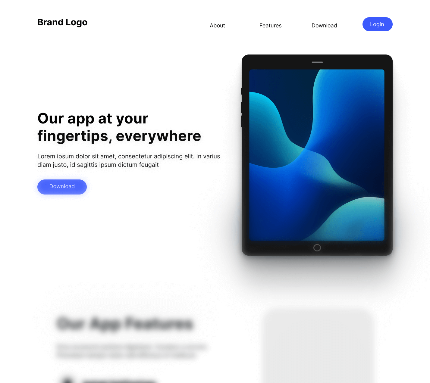 Sizzle Landing Page Template